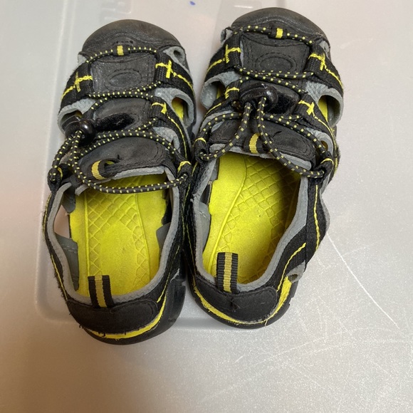 Eddie Bauer bump toe sandals grey and black size 8 - Picture 8 of 12